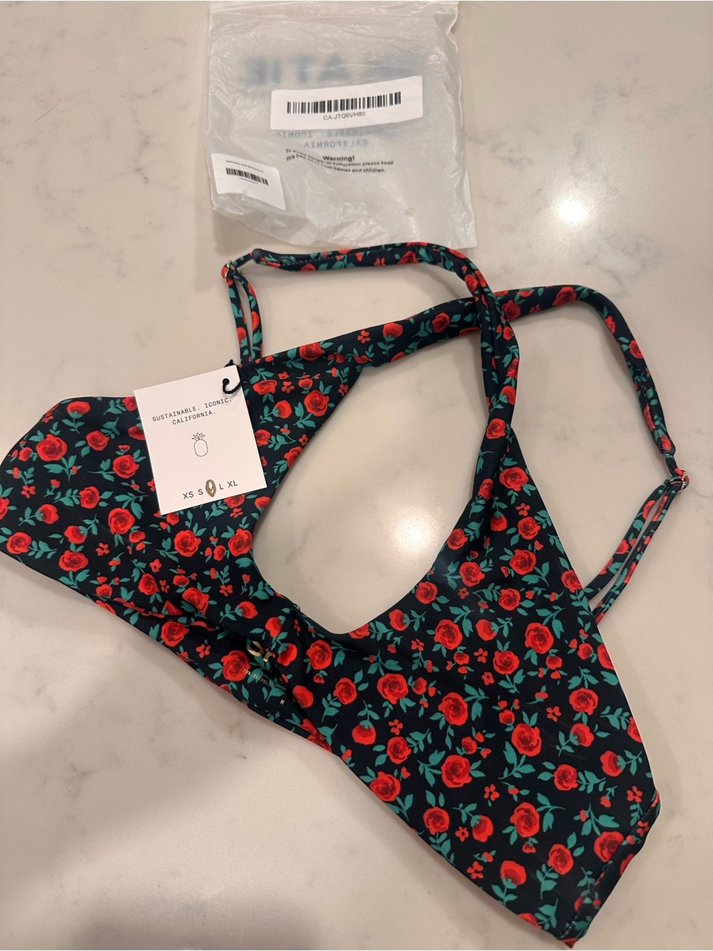 Skatie Bikini - JASMINE TOP - GENEVA (NWT)